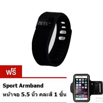 DIDO นาฬิกาอัจฉริยะเพื่อสุขภาพ 3D Smart Pedometer Sport Bracelet (สีดำ)แถมฟรี Sport Armband หน้าจอ 5.5 นิ้ว 1 ชิ้น สีดำ DIDO นาฬิกาอัจฉริยะเพื่อสุขภาพ 3D Smart Pedometer Sport Bracelet (สีดำ)แถมฟรี Sport Armband หน้าจอ 5.5 นิ้ว 1 ชิ้น สีดำ