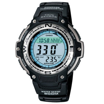 Casio Outgear นาฬิกาข้อมือผู้ชาย Black Resin Strap รุ่น SGW-100-1VDR Casio Outgear นาฬิกาข้อมือผู้ชาย Black Resin Strap รุ่น SGW-100-1VDR