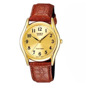 Casio Standard นาฬิกาข้อมือผู้หญิง รุ่น LTP-1094Q-9B (สีทอง สายหนังสีน้ำตาล) Casio Standard นาฬิกาข้อมือผู้หญิง รุ่น LTP-1094Q-9B (สีทอง สายหนังสีน้ำตาล)