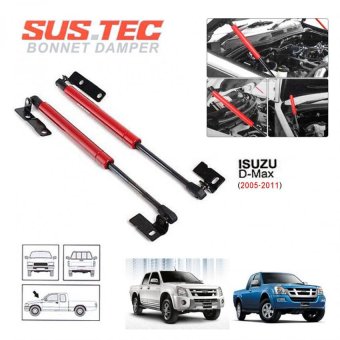 โช๊คค้ำฝากระโปรงหน้า โช๊คฝากระโปรง สำหรับรถ ISUZU D-MAX 2005-2011 สีแดง ( RED ) โช๊คค้ำฝากระโปรงหน้า โช๊คฝากระโปรง สำหรับรถ ISUZU D-MAX 2005-2011 สีแดง ( RED )