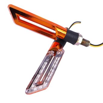 DTG ไฟเลี้ยวรถจักรยานยนต์ 12 V LED-15 ดวง-ขอบสีชา DTG ไฟเลี้ยวรถจักรยานยนต์ 12 V LED-15 ดวง-ขอบสีชา