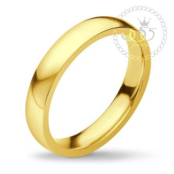 555jewelry แหวน สแตนเลสสตีล - แหวนเกลี้ยง แหวนปลอกมีด ดีไซน์เรียบ รุ่น FSR116-B (สี Yellow Gold) 555jewelry แหวน สแตนเลสสตีล - แหวนเกลี้ยง แหวนปลอกมีด ดีไซน์เรียบ รุ่น FSR116-B (สี Yellow Gold)