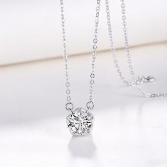 TANITTgemsสร้อยคอเงินแท้92.5%Sterling Silverจี้เพชรสวิสน้ำงาม TANITTgemsสร้อยคอเงินแท้92.5%Sterling Silverจี้เพชรสวิสน้ำงาม