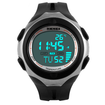 นาฬิกาชายกีฬา 2559 Skmei 1080 Relogio Masculino นาฬิกาข้อมือธรรมดา (สีดำ) นาฬิกาชายกีฬา 2559 Skmei 1080 Relogio Masculino นาฬิกาข้อมือธรรมดา (สีดำ)