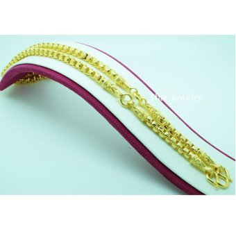 Thai Jewelry สร้อยคอทองคำ ผ่าหวาย 3 ห่วง งานทองชุบไมครอน ชุบด้วยเศษทองคำแท้ 96.5% หนัก 3.5 บาท ยาว 25 นิ้ว Thai Jewelry สร้อยคอทองคำ ผ่าหวาย 3 ห่วง งานทองชุบไมครอน ชุบด้วยเศษทองคำแท้ 96.5% หนัก 3.5 บาท ยาว 25 นิ้ว