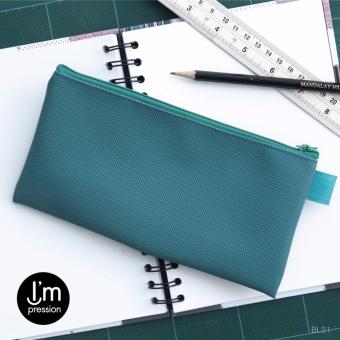 I'mpressionBag กระเป๋าใส่ดินสอ ทรงแบน ซิปรูด สีล้วน (เขียวหัวเป็ดทึม, Deep Teal) I'mpressionBag กระเป๋าใส่ดินสอ ทรงแบน ซิปรูด สีล้วน (เขียวหัวเป็ดทึม, Deep Teal)