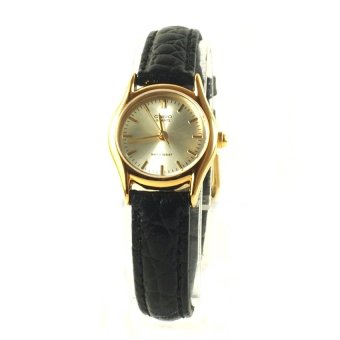 Casio Standard นาฬิกาข้อมือผู้หญิง - สีเงิน สายหนังสีดำ รุ่น LTP-1094Q-7A Casio Standard นาฬิกาข้อมือผู้หญิง - สีเงิน สายหนังสีดำ รุ่น LTP-1094Q-7A