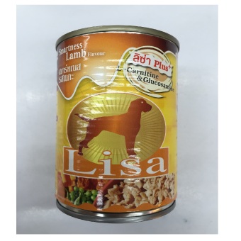 Lisa อาหารเปียกสุนัข แบบกระป๋อง รสแกะ 400g ( 4 units ) Lisa อาหารเปียกสุนัข แบบกระป๋อง รสแกะ 400g ( 4 units )
