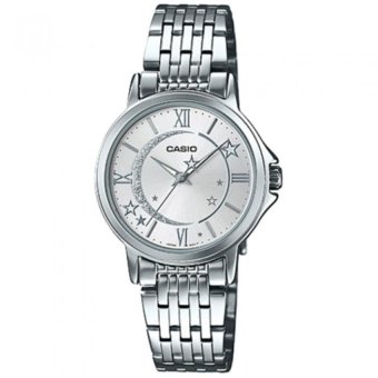 Casio Standard นาฬิกาข้อมือผู้หญิง สายสแตนเลสส รุ่น LTP-E121D-7ADF (Sliver) Casio Standard นาฬิกาข้อมือผู้หญิง สายสแตนเลสส รุ่น LTP-E121D-7ADF (Sliver)