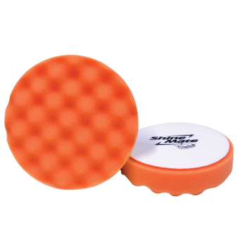 SHINE MATE ฟองน้ำขัดเคลือบสีรถ รุ่น Waffle สีส้ม ขนาด 6 นิ้ว SHINE MATE ฟองน้ำขัดเคลือบสีรถ รุ่น Waffle สีส้ม ขนาด 6 นิ้ว