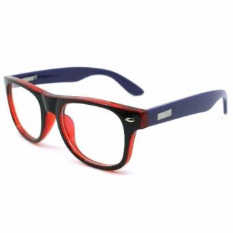 KOREA แว่นตาเด็ก สำหรับเด็กอายุ 6-12 ปี 2140 สีดำเงาตัดแดงขาม่วง (ขาสปริง)(โปร่งใส Black) KOREA แว่นตาเด็ก สำหรับเด็กอายุ 6-12 ปี 2140 สีดำเงาตัดแดงขาม่วง (ขาสปริง)(โปร่งใส Black)