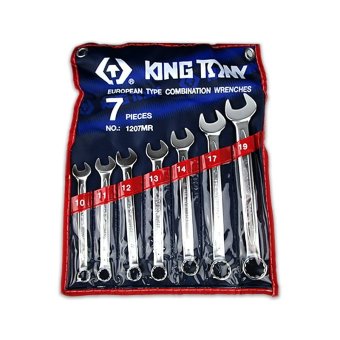 KING TONY ชุดกุญแจแหวนข้างปากตาย 10mm - 19mm (7ชิ้น/ชุด) KING TONY ชุดกุญแจแหวนข้างปากตาย 10mm - 19mm (7ชิ้น/ชุด)