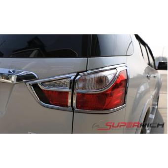 SA ครอบไฟท้าย(โครเมี่ยม)(Tail Lamp Cover)/ Isuzu MU-X 2014 SA ครอบไฟท้าย(โครเมี่ยม)(Tail Lamp Cover)/ Isuzu MU-X 2014
