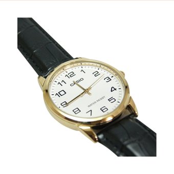 Casio นาฬิกาข้อมือผู้ชาย รุ่น MTP-V001GL-7BUDF (สีดำ) Casio นาฬิกาข้อมือผู้ชาย รุ่น MTP-V001GL-7BUDF (สีดำ)