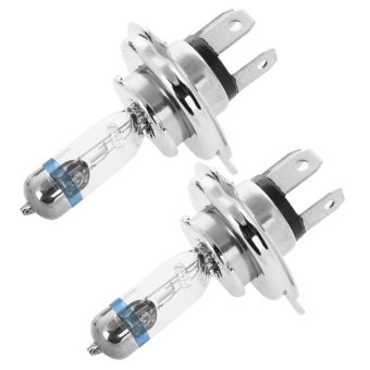 H4 12โวลต์ 60/55วัตต์ P43T/4300กิโลไบต์/2100ลูเมน xenon หลอดไฟหน้ารถ สีขาวอบอุ่น, แพ็ค 2 H4 12โวลต์ 60/55วัตต์ P43T/4300กิโลไบต์/2100ลูเมน xenon หลอดไฟหน้ารถ สีขาวอบอุ่น, แพ็ค 2