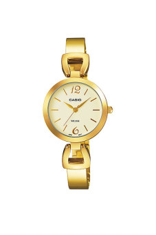 Casio Lady นาฬิกาข้อมือ สายสแตนเลส รุ่น LTP-E402G-9A - Gold Casio Lady นาฬิกาข้อมือ สายสแตนเลส รุ่น LTP-E402G-9A - Gold