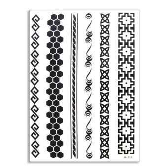 555jewelry Selfie Tattoo สติ๊กเกอร์รอยสักแฟชั่น แทททูแบบลอกน้ำ (Black) 555jewelry Selfie Tattoo สติ๊กเกอร์รอยสักแฟชั่น แทททูแบบลอกน้ำ (Black)