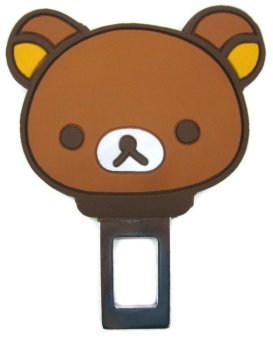 Rilakkuma หัวเสียบเข็มขัดนิรภัย ลิขสิทธิ์แท้ Rilakkuma หัวเสียบเข็มขัดนิรภัย ลิขสิทธิ์แท้