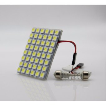 ไฟเพดานรถยนต์ LED 48 ดวง แสงสีขาว สว่างสุดๆ ( 1 ชุด ) มาพร้อมขั้ว t10 และ 31mm. ไฟเพดานรถยนต์ LED 48 ดวง แสงสีขาว สว่างสุดๆ ( 1 ชุด ) มาพร้อมขั้ว t10 และ 31mm.