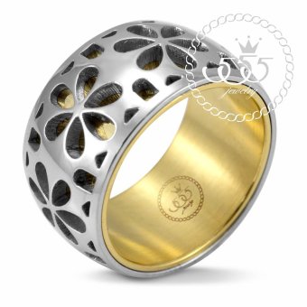 555jewelry แหวน ฉลุลายดอกไม้ รุ่น MNR-229T-B (Yellow Gold) 555jewelry แหวน ฉลุลายดอกไม้ รุ่น MNR-229T-B (Yellow Gold)