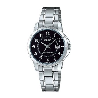 Casio Standard Lady นาฬิกาข้อมือผู้หญิง เงิน สายสเตนเลส รุ่น LTP-V004D-1BUDF Casio Standard Lady นาฬิกาข้อมือผู้หญิง เงิน สายสเตนเลส รุ่น LTP-V004D-1BUDF