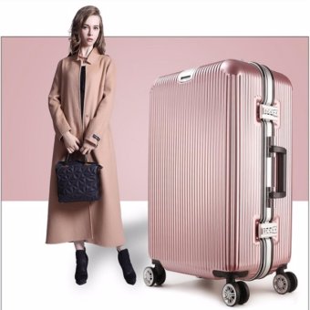 DC กระเป๋าเดินทางล้อลาก 4 ล้อ ขนาด 24 นิ้ว รุ่น LV189 - Gold DC กระเป๋าเดินทางล้อลาก 4 ล้อ ขนาด 24 นิ้ว รุ่น LV189 - Gold