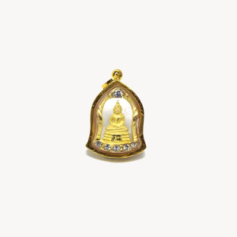 GOLD จี้หลวงพ่อโสธรทรงกระดิ่ง กรอบทองแท้90% GOLD จี้หลวงพ่อโสธรทรงกระดิ่ง กรอบทองแท้90%