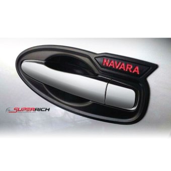 TFP ถาดรองมือเปิดประตู กันรอยประตู สีดำ (Door handle) / NAVARA 2014 TFP ถาดรองมือเปิดประตู กันรอยประตู สีดำ (Door handle) / NAVARA 2014