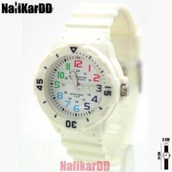 Submariner นาฬิกาข้อมือผู้หญิงและเด็ก สายยาง/สีขาว ระบบเข็ม (เข็มพรายนำ้) Submariner นาฬิกาข้อมือผู้หญิงและเด็ก สายยาง/สีขาว ระบบเข็ม (เข็มพรายนำ้)