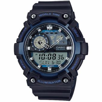 CASIO Standard นาฬิกาข้อมือผู้ชาย สีน้ำเงิน สายเรซิน รุ่น AEQ-200W-2AVDF CASIO Standard นาฬิกาข้อมือผู้ชาย สีน้ำเงิน สายเรซิน รุ่น AEQ-200W-2AVDF