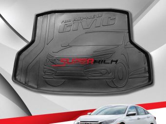 TFP ถาดยางปูพื้นสัมภาระ ถาดท้ายเอนกประสงค์สีดำ (trunk Tray) / H/D CIVIC 2016 TFP ถาดยางปูพื้นสัมภาระ ถาดท้ายเอนกประสงค์สีดำ (trunk Tray) / H/D CIVIC 2016