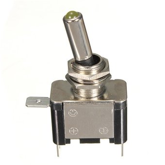 DC 12 V 20 Amps สีเหลืองสลับสวิตซ์ควบคุมไฟ Led ออโต้ ON/OFF สีดำเงินร่างกาย DC 12 V 20 Amps สีเหลืองสลับสวิตซ์ควบคุมไฟ Led ออโต้ ON/OFF สีดำเงินร่างกาย