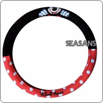 Steering Cover ที่ครอบพวงมาลัย minnie mouse (มินนี้จุด) Steering Cover ที่ครอบพวงมาลัย minnie mouse (มินนี้จุด)