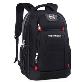 Aspensport กระเป๋าเป้ สะพายหลัง ชาย หญิง ใส่ Laptop 16 นิ้ว วัสดุกันซึมน้ำ รุ่น AS-B22 (Black red) Aspensport กระเป๋าเป้ สะพายหลัง ชาย หญิง ใส่ Laptop 16 นิ้ว วัสดุกันซึมน้ำ รุ่น AS-B22 (Black red)