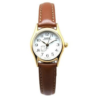 Casio Standard นาฬิกาข้อมือผู้หญิง - สีเงิน สายหนังน้ำตาล รุ่น LTP-1094Q-7B8 Casio Standard นาฬิกาข้อมือผู้หญิง - สีเงิน สายหนังน้ำตาล รุ่น LTP-1094Q-7B8