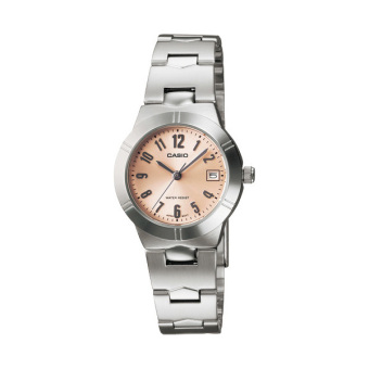 Casio Standard นาฬิกาข้อมือผู้หญิง สายสแตนเลส รุ่น LTP-1241D-4A3DF - เรือนเหล็ก/หน้าส้ม Casio Standard นาฬิกาข้อมือผู้หญิง สายสแตนเลส รุ่น LTP-1241D-4A3DF - เรือนเหล็ก/หน้าส้ม