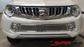 SA ครอบช่องลม ล่าง (โครเมี่ยม) (Scoop Cover) / Mitsubishi Triton 2015 SA ครอบช่องลม ล่าง (โครเมี่ยม) (Scoop Cover) / Mitsubishi Triton 2015