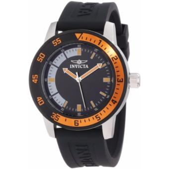 ประเทศไทย นาฬกา Invicta Style 12848 Mens Specialty Black Dial Black Polyurethane