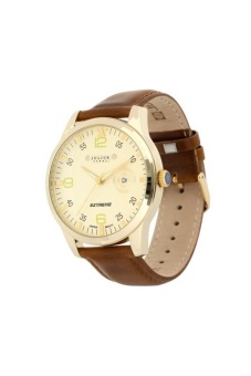ประเทศไทย Julius Homme นาฬิกา สายหนัง รุ่น JAH-003 - สีน้ำตาล