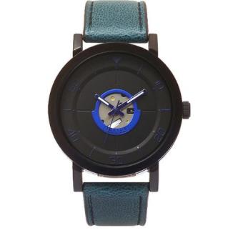 ประเทศไทย Julius Homme นาฬิกาสำหรับผู้ชาย สีน้ำเงิน สายหนัง รุ่น JAH-081(one size)