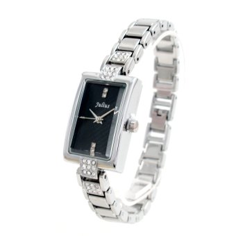 ซื้อ/ขาย Julius นาฬิกาข้อมือผู้หญิง สาย/ตัวเรือน โลหะผสม รุ่น JA-640-silver-bl