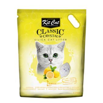 Kit Cat ทรายแมวคริสตัล กลิ่นเลม่อน (5 ลิตร) Kit Cat ทรายแมวคริสตัล กลิ่นเลม่อน (5 ลิตร)