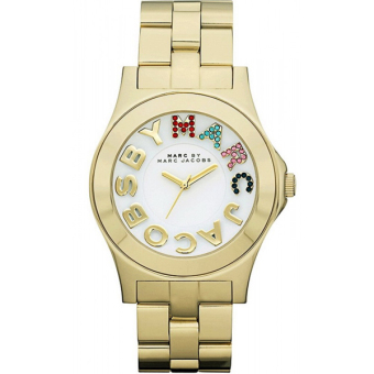 ประเทศไทย Marc by Marc Jacobs MBM3137 Gold Rivera Watch