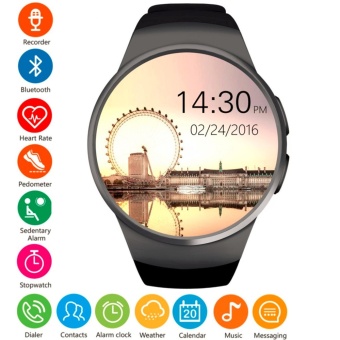 ราคา MEGA Fashion Smart Watch with Bluetooth and Heart Rate Monitor รุ่น SM0063 (Black)