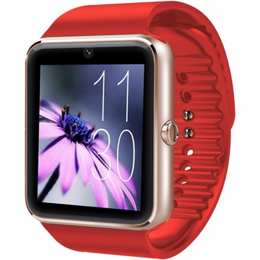 MEGA Fashion Smart Watch with Bluetooth รุ่น SM0053 (Red/Gold)