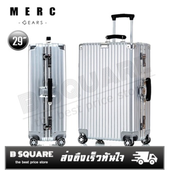 Merc Gears กระเป๋าเดินทางขนาด 29 นิ้ว โครงอะลูมิเนียม อลูมิเนียม วัสดุ ABS+PC