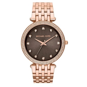 ประเทศไทย Michael Kors Women s Darci Rose Gold Glitz Bracelet Watch MK3217