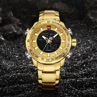 2561 NAVIFORCE WATCH นาฬิกาข้อมือผู้ชาย เครื่องญี่ปุ่น กันน้ำ100% สายแสตนเลสแท้ รุ่น NF9093GG