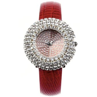 Neptune นาฬิกาแฟชั่น นาฬิกาข้อมือ ผู้หญิง เพชรหรู สายหนัง สีแดง Starry Diamond Fashion Casual Women Lady Leather Watch (Red) Neptune นาฬิกาแฟชั่น นาฬิกาข้อมือ ผู้หญิง เพชรหรู สายหนัง สีแดง Starry Diamond Fashion Casual Women Lady Leather Watch (Red)