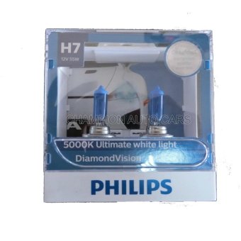 ดูภาพ PHILIPS หลอดไฟหน้ารถยนต์ Diamond Vision 5000K H7 เพิ่มเติม PHILIPS หลอดไฟหน้ารถยนต์ Diamond Vision 5000K H7